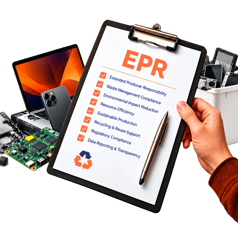 E-waste EPR compliance support